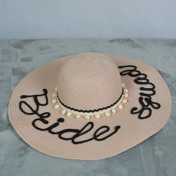 BRIDE SQUAD Floppy Hat-Blush - Picture 1 of 4